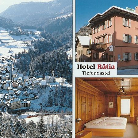 Hotel Raetia Tiefencastel Dış mekan fotoğraf