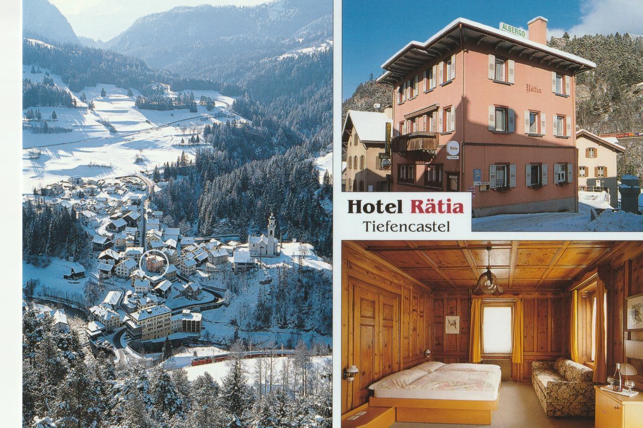 Hotel Raetia Tiefencastel Dış mekan fotoğraf